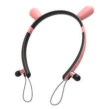Load image into Gallery viewer, New Bluetooth Headphones Cartoon Cat Ear Design Girl Magnetic